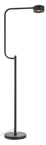 Markslöjd Stojna svetilka LED Hugo, črna, železo, višina 130 cm, dim., zatemnjen, Črna, Študija / pisarna, Kovina