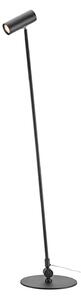Markslöjd LED stoječa svetilka Arlo, črna, železo, višina 132 cm, dim., zatemnjen, Črna, Dnevna soba / jedilnica, Kovina, Sodobni
