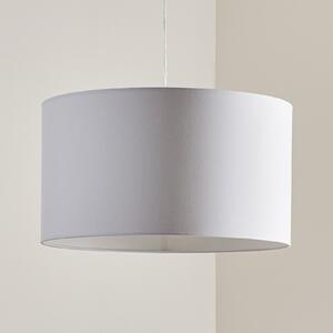 Duolla Obesna svetilka Roller, bela, Ø 45 cm, zatemnjen, Bela, Dnevna soba / jedilnica, Tkanine / tekstil, Sodobni