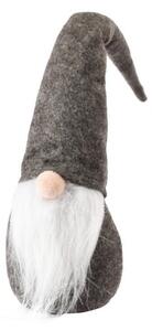 Božični škrat WINTER GNOME 30 cm, siv