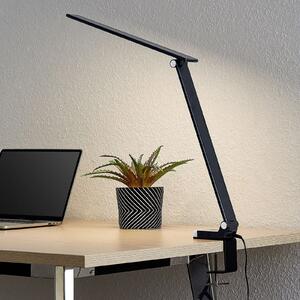 PRIOS Prios Tamarin LED namizna svetilka, z možnostjo zatemnitve, črna, zatemnjen, Črna, Študija / pisarna, Plastika, Sodobni, Svetilka za branje