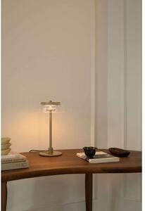 Nuura Aps LED namizna svetilka Blossi, višina 31 cm, zlata/prozorna, zatemnjen, Zlata / medeninasta, Dnevna soba / jedilnica, Kovina, Skandinavski