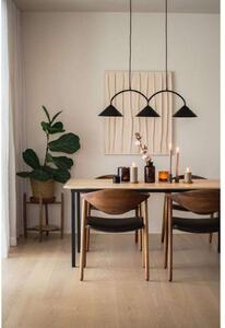 Globen Lighting viseča svetilka CURVE 3, bež, 3-svetilna, 95 cm, zatemnjen, Bež, Dnevna soba / jedilnica, Kovina, Vintage