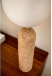 Globen Lighting namizna svetilka Torrano višina 53 cm travertin, Bež, Dnevna soba / jedilnica, Steklo, Dizajn, Globus