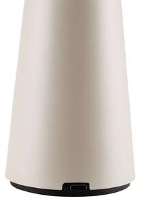 Globen Lighting Akku-Tischlampe Cannes, bež, 26 cm IP44, zatemnjen, Bež, Dnevna soba / jedilnica, Plastika, Skandinavski