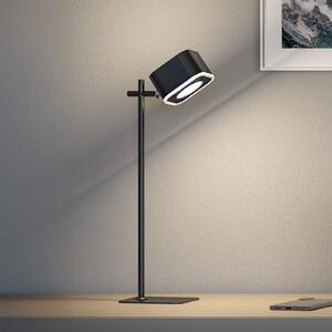 Paulmann LED-akumulatorska namizna svetilka Varia, črna, 37 cm dim CCT, zatemnjen, Črna, Dnevna soba / jedilnica, Plastika, Sodobni