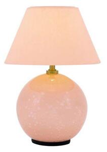 Globen Lighting Akku-Tischleuchte IRIS, roza, višina 23 cm, zatemnjen, Roza / rosé, Dnevna soba / jedilnica, Steklo, Vintage