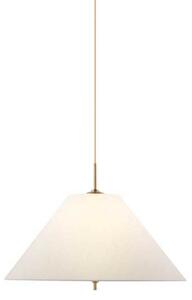 Globen Lighting viseča svetilka IRIS, krem, Ø 50 cm, zatemnjen, Bež, Dnevna soba / jedilnica, Tkanine / tekstil, Vintage