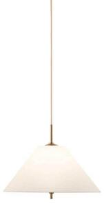 Globen Lighting viseča svetilka IRIS, krem, Ø 25 cm, zatemnjen, Bež, Dnevna soba / jedilnica, Tkanine / tekstil, Vintage