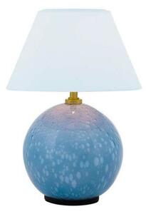 Globen Lighting Akku-Tischleuchte IRIS, modra, višina 23 cm, zatemnjen, Modra, Dnevna soba / jedilnica, Steklo, Vintage