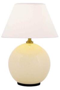 Globen Lighting Akku-Tischleuchte IRIS, krem, višina 23 cm, zatemnjen, Bež, Dnevna soba / jedilnica, Steklo, Vintage