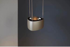 LOOM DESIGN LED-visoka svetilka Air, siva, aluminij, 13 cm, zatemnjen, Bež, Dnevna soba / jedilnica, Aluminij, Sodobni
