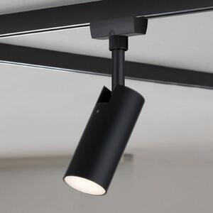 Paulmann URail LED-Spot Tubo črn 3.000 K, Črna, Dnevna soba / jedilnica, Kovina, Sodobni
