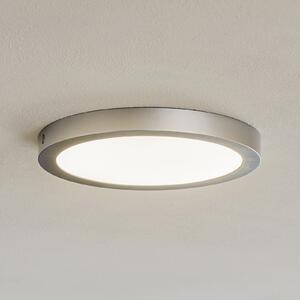 Paulmann Abia LED panel Ø 30 cm 2.700K mat krom, Siva, Dnevna soba / jedilnica, Plastika, Sodobni