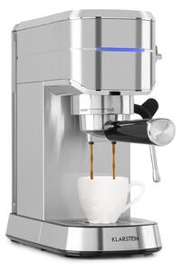 Klarstein Futura, espresso aparat za kavo, 20 barov, 1450 W, 1,25 l, nerjaveče jeklo