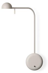 Vibia Pin 1680 LED stenska svetilka, 39 cm, krem, Bež, spalnica, Kovina, Sodobni