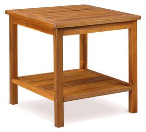 Lesena odlagalna mizica WASHINGTON, 45x45x45cm, rjava Casaria