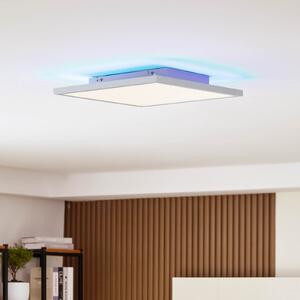 Arcchio LED panel Brenda, 40 x cm, CCT, daljinski upravljalnik, zatemnjen, Bela, Dnevna soba / jedilnica, Plastika, Sodobni