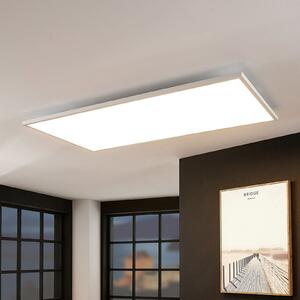 Arcchio LED panel Brenda, 120 x 60 cm, CCT, daljinski upravljalnik, zatemnjen, Bela, Dnevna soba / jedilnica, Plastika, Sodobni