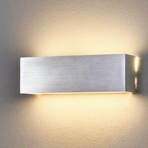 Lindby Kotna aluminijasta stenska svetilka LED Ranik, Kovinska, Hodnik, Kovina, Sodobni