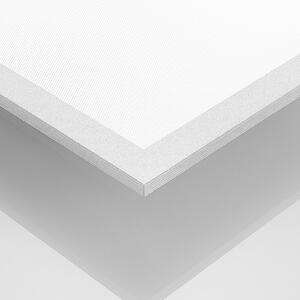 PRIOS Prios LED panel Gelora, 80 cm, 4.000 K, srebrne barve, aluminij, Bela, Kuhinja, Plastika, Sodobni