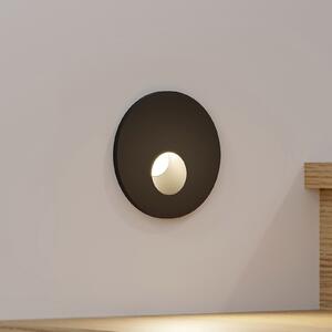 Arcchio LED svetilka za vgradnjo Vexi, Ø 7,5 cm, črna, aluminij, CCT, zatemnjen, Črna, Dnevna soba / jedilnica, Aluminij, Sodobni, Vgradne svetilke okrogle