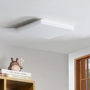 PRIOS Artin LED stropna svetilka, senzor, kvadratna, 28 cm, Bela, Kopalnica, Plastika, Sodobni