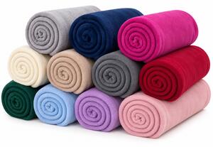 Rešite flis odejo FLEORA, mešanica barv Dimenzije: 180 x 200 cm