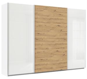 Modern Living Omara Z Drsnimi Vrati Feldkirch, Bela, Barva Hrasta