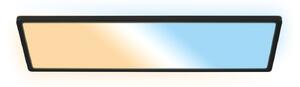 B.K. Licht LED-panel Shallow Remote CCT, 58 x 20 cm, črn, osvetlitev ozadja, zatemnjen, Črna, Študija / pisarna, Plastika