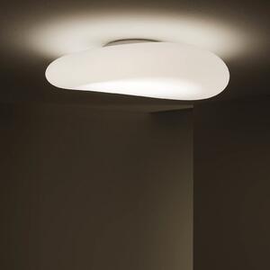 Stilnovo LED stropna svetilka Mr. Magoo, DALI, 76 cm, zatemnjen, Bela, Dnevna soba / jedilnica, Plastika, Sodobni