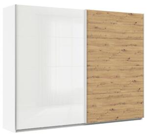 Modern Living Omara Z Drsnimi Vrati Feldkirch, Bela, Barva Hrasta