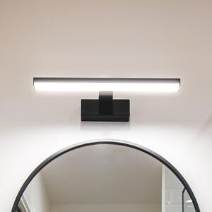 EGLO LED stenska svetilka Pandella 1, dolžina 40 cm, črna, aluminij, Črna, Kopalnica, Aluminij, Sodobni