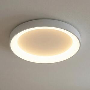 Mantra Iluminación Stropna svetilka LED Niseko II, CCT, daljinski upravljalnik, Ø 65 cm, bela, zatemnjen, Bela, Dnevna soba / jedilnica, Aluminij, Sodobni