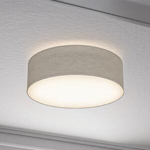 B.K. Licht Stropna svetilka Litora, taupe, Ø 30 cm, tekstil, E27, zatemnjen, Rjava / rjasta, Dnevna soba / jedilnica, Tkanine / tekstil