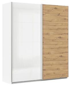 Modern Living Omara Z Drsnimi Vrati Feldkirch, Bela, Barva Hrasta