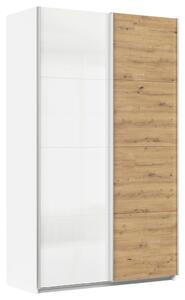 Modern Living Omara Z Drsnimi Vrati Feldkirch, Bela, Barva Hrasta