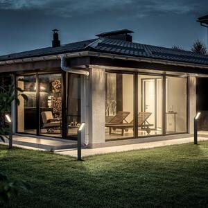 Briloner LED sončna luč za osvetlitev tal 3796015, črna, plastika, CCT, Črna, Aluminij, Sodobni, Solarne luči