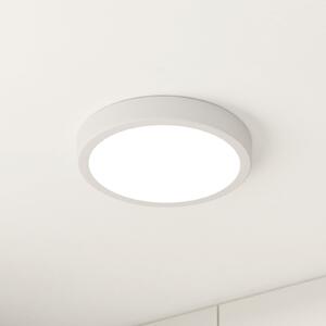 EGLO LED stropna svetilka Fueva 5 IP44 3000K bela Ø21cm, Bela, Kopalnica, Kovina