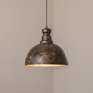 Opviq Obesna svetilka Saglam, 1-svetilna, staro medenina, kovina, Ø 40 cm, zatemnjen, Bronasta / starinska medenina, Dnevna soba / jedilnica, Kovina, Vintage