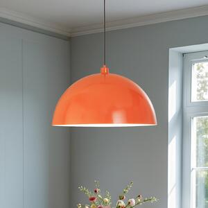 Opviq Obesna svetilka Kure, oranžna, kovina, Ø 60 cm, E27, zatemnjen, Oranžna, Kuhinja, Kovina, Sodobni