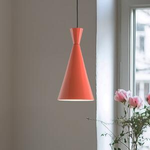 Opviq Visoka svetilka Tom, oranžna, kovina, Ø 19 cm, E27, zatemnjen, Oranžna, Dnevna soba / jedilnica, Kovina, Mladostno bivanje