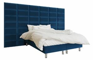 Boxspring postelja Logan 104, 180x200, Blago, Posteljno dno, 360x200x210cm, Vzmetnica