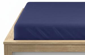 Napenjalna rjuha iz mikrovlaken temno modra 90 x 200 cm