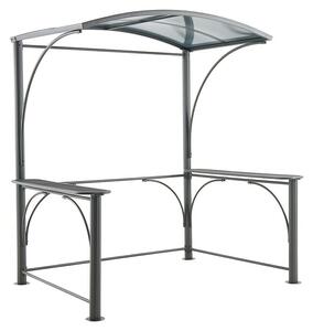 Sunfun Paviljon za žar BBQ (Š x G: 213 x 150 cm, Barva ogrodja: Antracitne barve, Aluminij)
