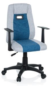 MID.YOU Mladinski Vrtljivi Stol Kiddy Extra, Siva, Modra