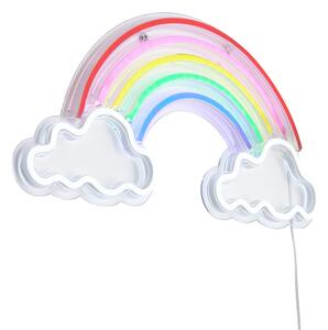 Neonska stenska svetilka večbarvna vklj. LED - Rainbow