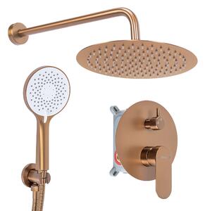 Komplet za tuširanje za vgradnjo Rea Drop Brush Copper + BOX