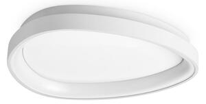 IDEAL LUX LED-stropna svetilka Gemini, bela, 42 cm, 4000 K, vklop/izklop, Bela, Dnevna soba / jedilnica, Kovina, Sodobni