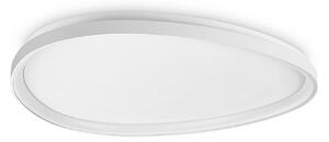 IDEAL LUX LED-stropna svetilka Gemini, bela, 81 cm, 3000 K, vklop/izklop, Bela, Dnevna soba / jedilnica, Kovina, Sodobni